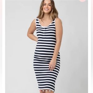 Ripe Lee button down rib dress